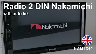 Nakamichi 2 DIN Radio NAM1610  Car Gift [upl. by Adis41]