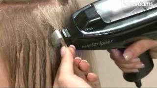 Retire las extensiones de la manera más facil nunca vista  Hairdreams easyStripper [upl. by Aihsirt]