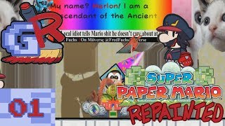 Scrunkus  Super Paper Mario Repainted Part 1 [upl. by Una]