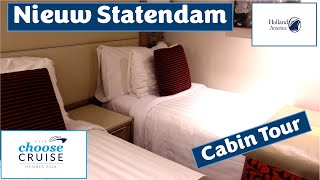 Nieuw Statendam Inside Stateroom Tour No 4075 [upl. by Eiddet38]