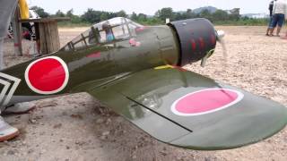 The World Model Mitsubishi A6M Zero 45cc [upl. by Atonsah]