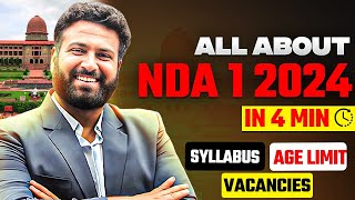 NDA 1 2024 Age Limit Criteria😱 NDA 2024 Syallbus All Details In One Video Learn With Sumit [upl. by Goldfarb339]