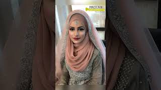 Hijab styles for Brides 2024 Hijabi Brides ❤️ [upl. by Blatt]