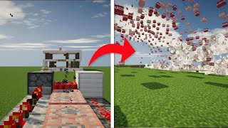 Minecraft  5 Formas de hacer CAÑONES de TNT [upl. by Mainis996]