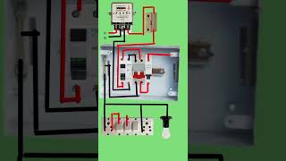 Distribution box connection  single phase connection  shorts [upl. by Eta170]