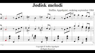 062 Jødisk melodi instrumenteretSBE [upl. by Erkan640]