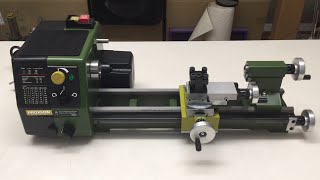 PROXXON Precision Lathe PD 250E Unboxing and First Impressions [upl. by Aissatsana741]