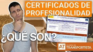 ¿QUÉ SON LOS CERTIFICADOS DE PROFESIONALIDAD ¿Para qué sirven ¿Cómo conseguir certificados 2021 [upl. by Toth652]