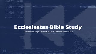 Ecclesiastes Bible Study  Ep 1 [upl. by Lemart]