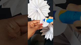 Part2❤🌼 flower paperwork craft diy wallhangingideas walldecor flowerarrangement [upl. by Oznecniv132]