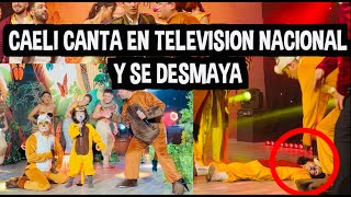 CAELI CANTA EN TELEVISION NACIONAL Y SE D3SMAYA  LOS DESTRAMPADOS [upl. by Airdnaxila607]