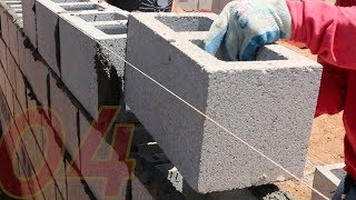 Building A Block Wall [upl. by Pomfrey]