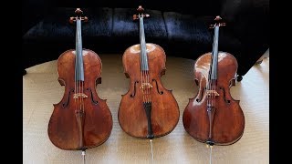 3 STRADIVARI CELLOS  SOUND COMPARISON  SUBS EN ESPAÑOL [upl. by Yecnay]