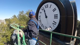 City Hall Clock Tower Repair and Restoration 2016 [upl. by Hayimas]