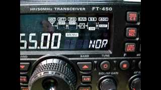 FT450 mesure de puissance SSB avant modif RCCMPG [upl. by Trever]