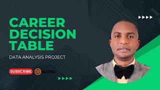 Data Analysis Project  Career Decision Table 2 [upl. by Tristis]