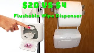 DIY WIPE DISPENSER  FLUSHABLE BATHROOM WIPE DISPENSER BOUDE [upl. by Regen]