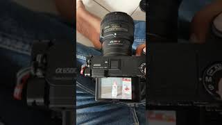 Autofocus viltrox Nf E1 nikon to sony a6500 focus mode AFC [upl. by Calva352]