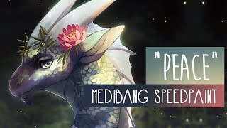 Peace  SPEEDPAINT  Medibang Paint Pro [upl. by Helena463]