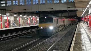 66743 6G64 Carlisle Yard  Kineton MOD 3rd January 2024 [upl. by Ahsinra]