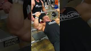 INCLINE BENCH PRESS  JAY CUTLER [upl. by Notluf376]