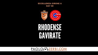 HIGHLIGHTS Eccellenza Gir A 30 Giornata RhodenseGavirate [upl. by Limoli37]