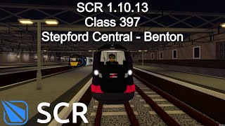 SCR V11013 I Class 397 I Stepford Central  Benton [upl. by Ehtnax655]