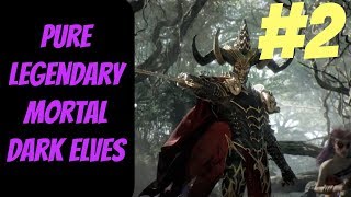 Pure Legendary Dark Elf Mortal Campaign 2 Malekith  Total War Warhammer 2 [upl. by Euqinad408]