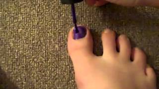 Tips and Tricks to Painting Toenails [upl. by Cenac]