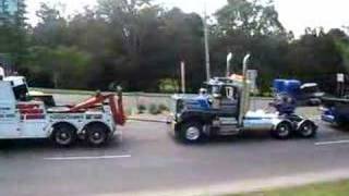 NASCAR Hauler Parade 2009 [upl. by Odraccir]