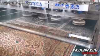 Handmade oriental rug washing and wringing [upl. by Sum310]