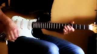 Jazzy chords and funky groove with Fender Stratocaster overdrive Boss looper and Two Rock amp [upl. by Agnella]