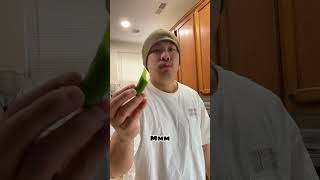 eating my uncles serrano peppers spicy [upl. by Amekahs]