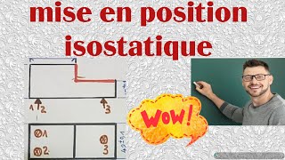 Mise en position isostatique Comment réaliser une mise en position isostatique Mise en position [upl. by Dinan]