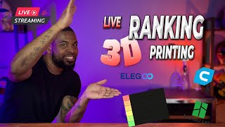 RANKING 3D Printers Filaments STL Website ECT Community ASSISTED 800 PM EST [upl. by Amimej61]