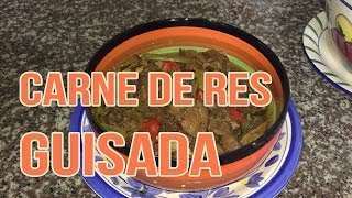 Carnes de Res Guisada Dominicana  Cocinando con Yolanda [upl. by Nuahsyt392]