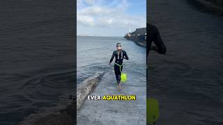 Debut Aquathlon FULL RACE VLOG OUT triathlon [upl. by Pammy]