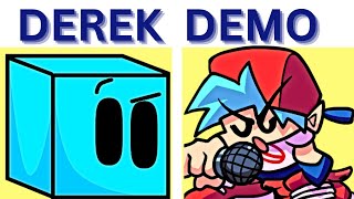 FNF Derek DEMO Cubic Nerd [upl. by Iman591]