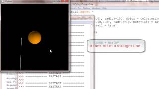 Modeling Elliptical Orbits with Visual Python [upl. by Sutton412]