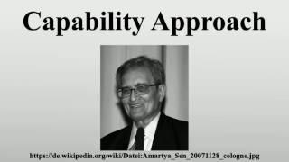 Capability Approach [upl. by Aisanat]