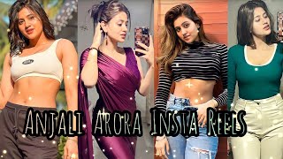 Anjali Arora Instagram Reels  Anjali Arora Tik Tok reelsinstagram reels [upl. by Enniroc]