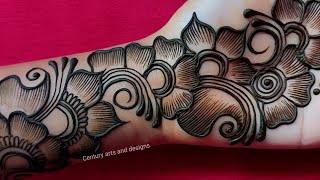 New Year Shaded Mehndi Design  Beautiful Arabic Mehndi Design  Mehndi Ka Design  Mehndi Design [upl. by Yelsna]