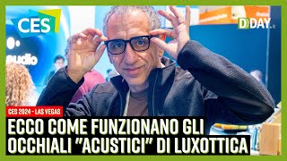 I nuovi occhiali quotacusticiquot di Essilor Luxottica [upl. by Teerprah]