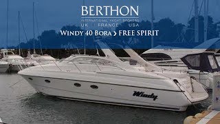 OFF MARKET Windy 40 Bora FREE SPIRIT  Yacht for Sale  Berthon International Yacht Brokers [upl. by Nahtahoj]