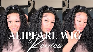 13x4 Deep Wave Wig Tutorial  ft Alipearl Hair [upl. by Lambrecht]