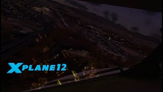 Night Landing at Toncontin International Airport MHTG Tegucigalpa Honduras 🇭🇳  XP12  TolissA319 [upl. by Okiam710]