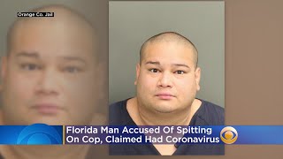 Florida Man Accused Of Spitting On Cop Claimed Had Coronavirus [upl. by Sidnee120]