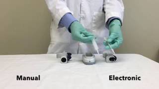 How to Use the HandyStep Repeating Pipette from BrandTech [upl. by Laerol]