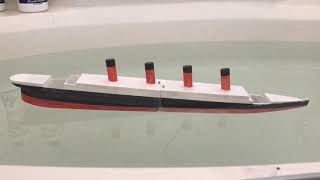 1500 Scale Sinking Titanic Development [upl. by Rosenfeld448]