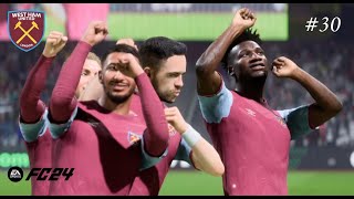 EA Sports FC 24 West Ham Career  Episode 30 Reaching The Cup Final [upl. by Nrubliw]